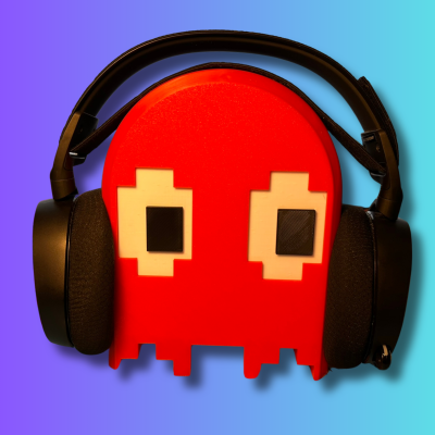 Blinky Headset-Ständer mit Geheimfach – Perfekt für Gamer & Pac-Man-Fans